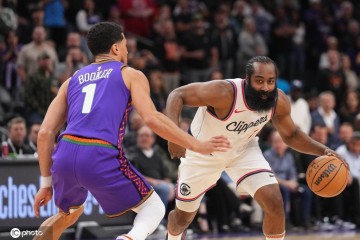 杜兰特34+7哈登21+15 布克17分太阳逆转送快船3连败