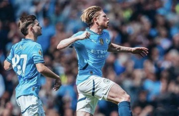 曼城3-1力克伯恩茅斯！末轮平局即锁定欧冠资格