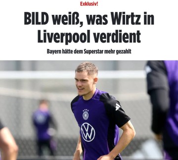 仅次于萨拉赫!图片报独家:维尔茨在利物浦年薪超2000万欧